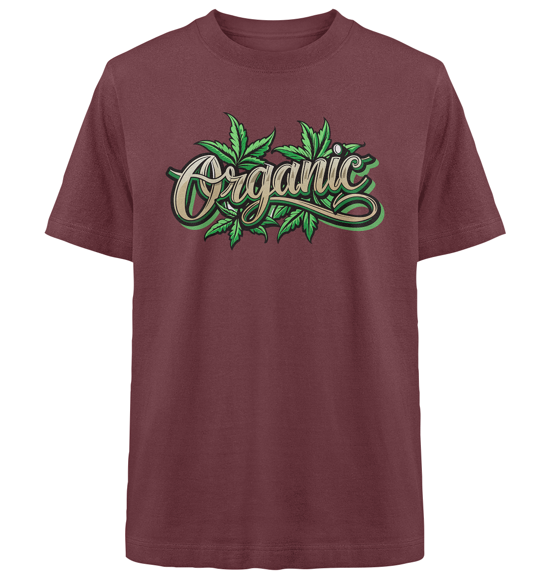 Organic Leaf - Unisex Oversized Shirt