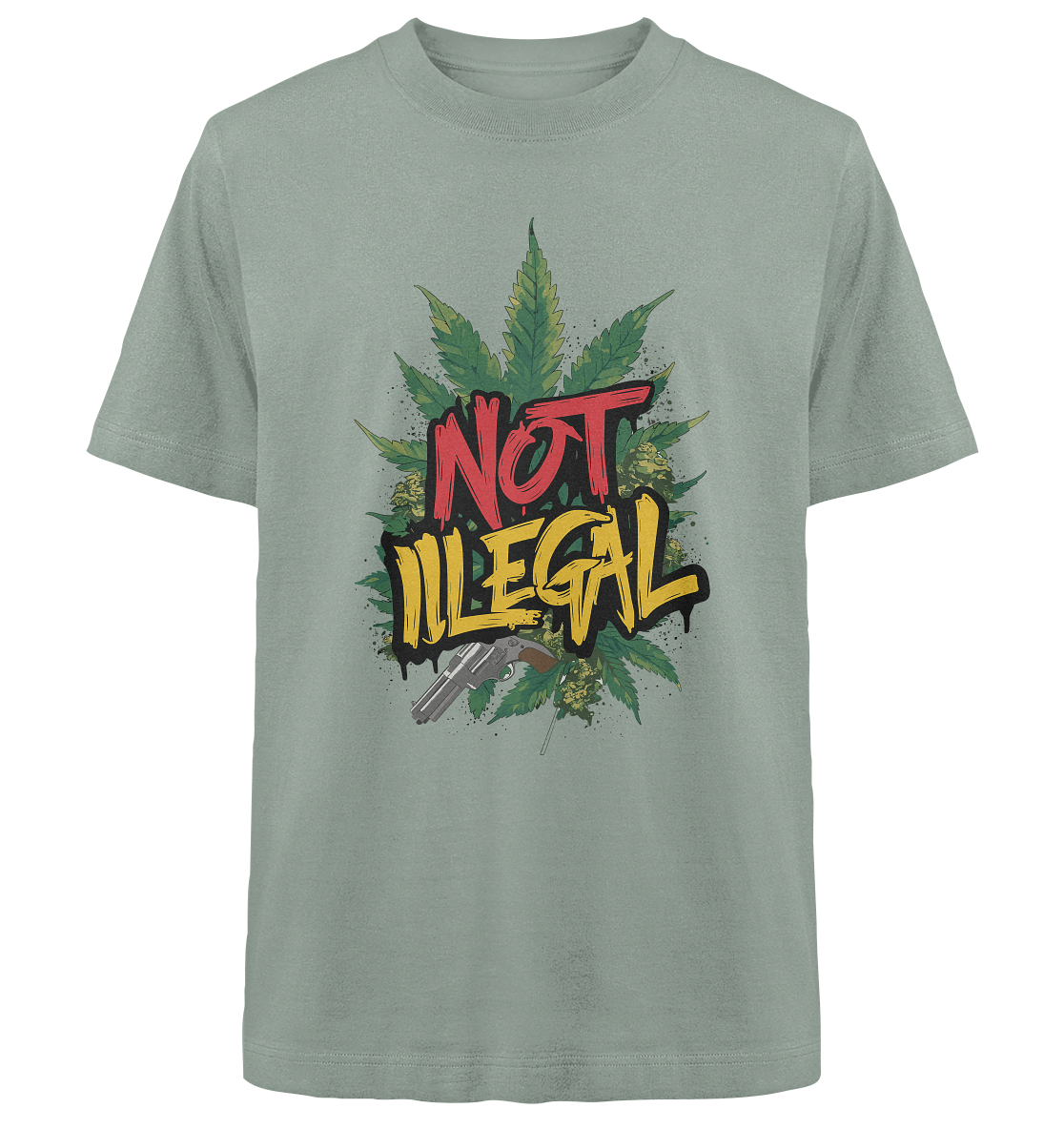 Not Illegal - Unisex Oversized Shirt