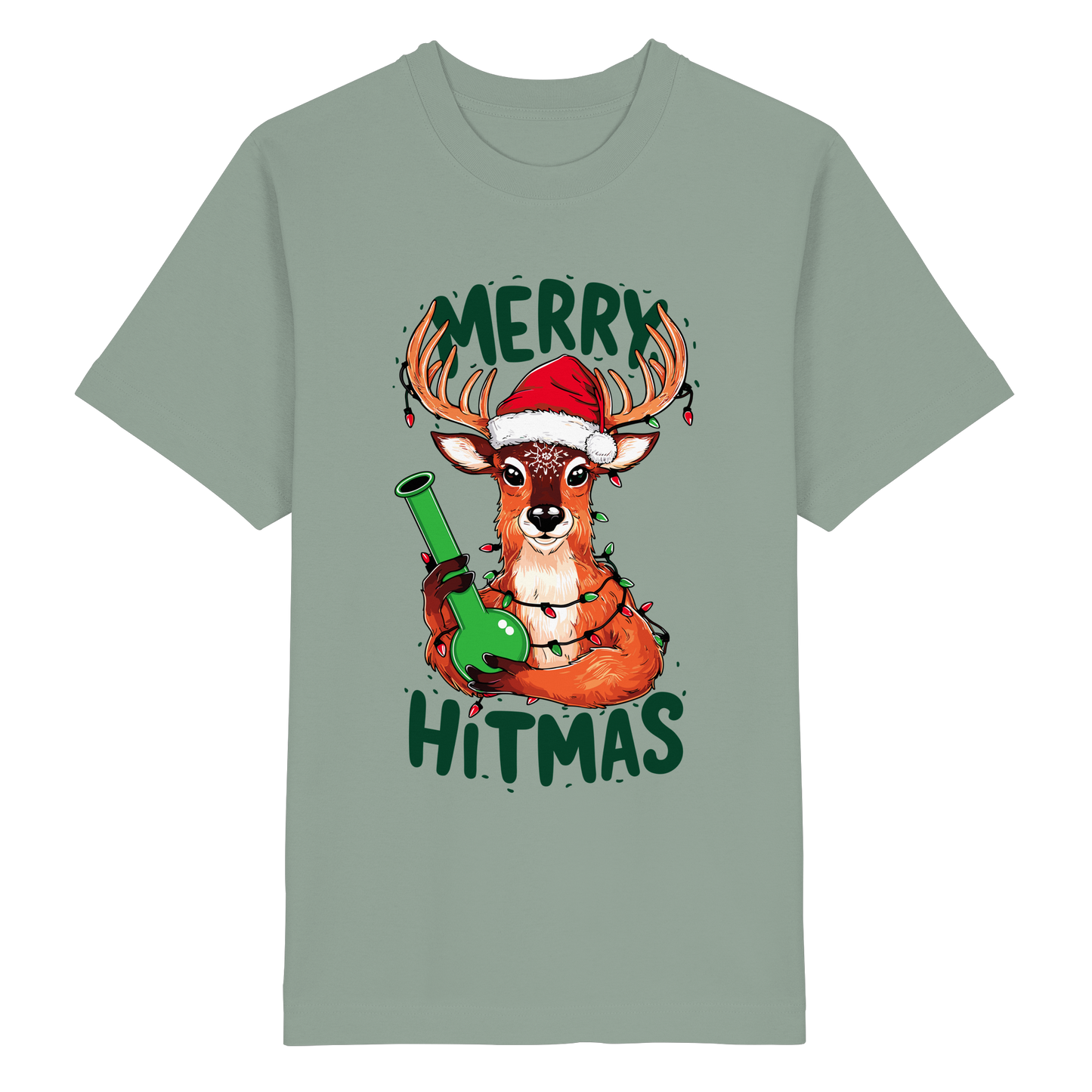 Bong Reindeer - Unisex Oversized Shirt