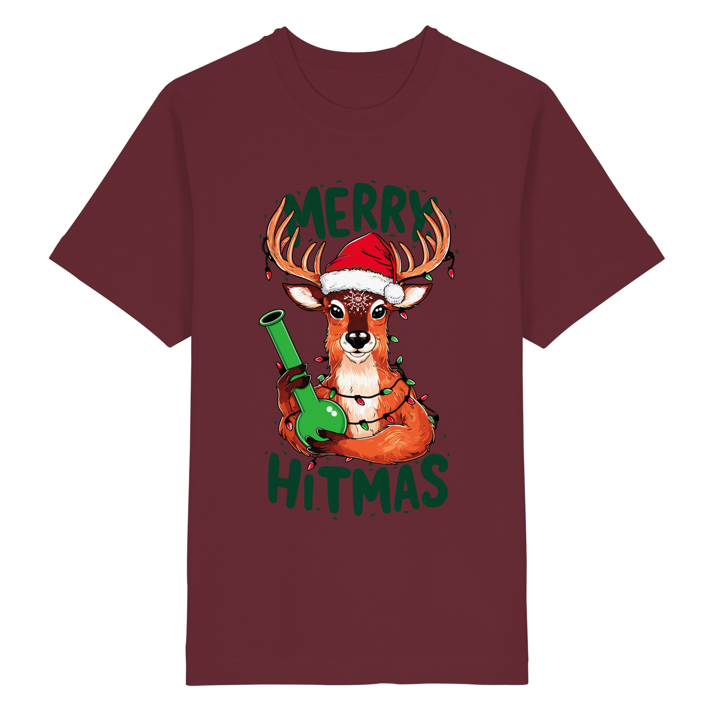 Bong Reindeer - Unisex Oversized Shirt