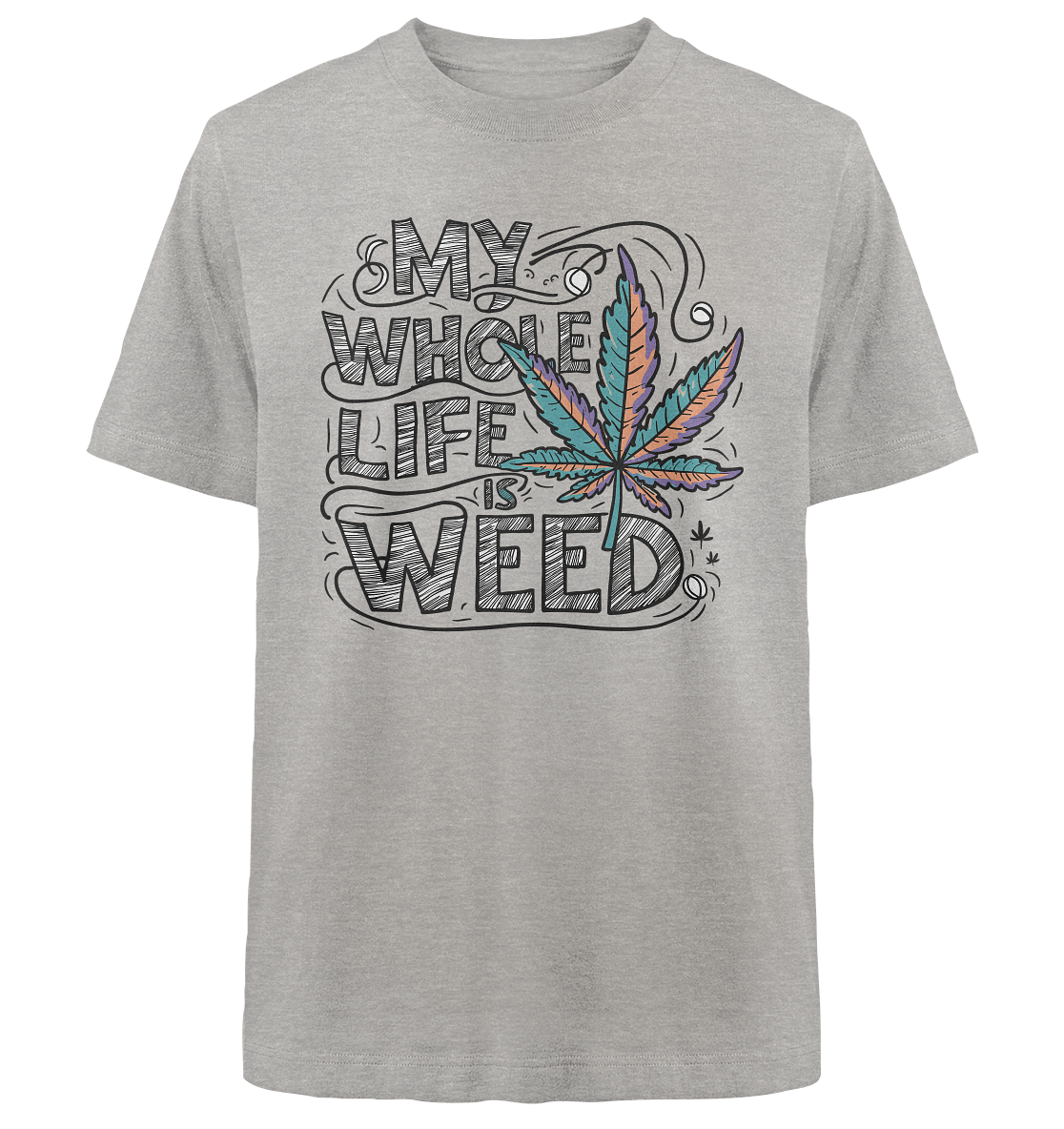 Life Is Weed - Unisex Oversized Shirt