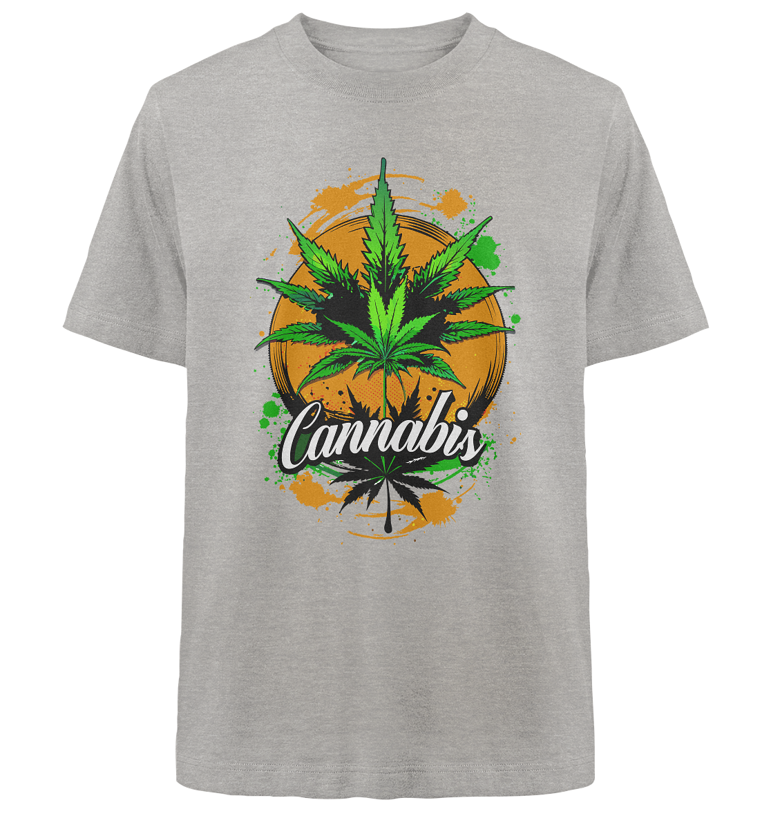 Orange Cannabis - Unisex Oversized Shirt