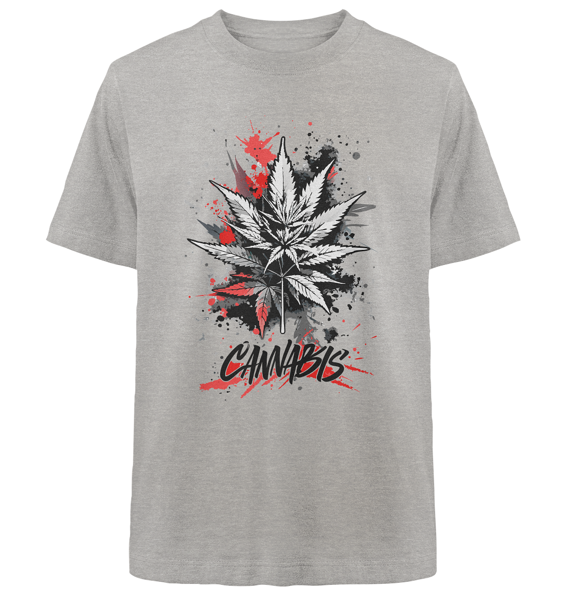 Red Cannabis - Unisex Oversized Shirt