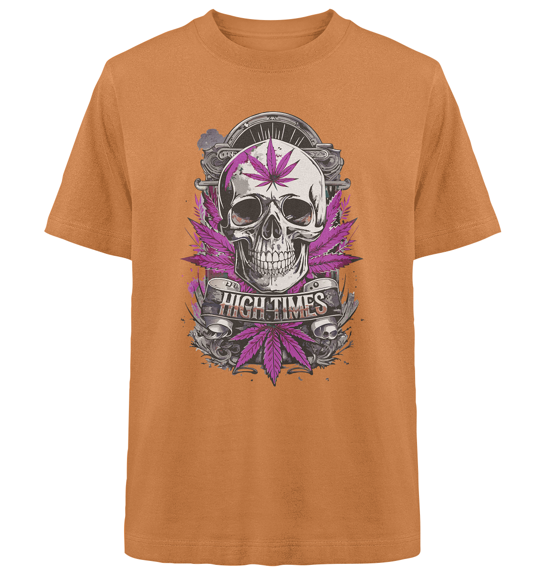 High Times Skull Purple - Unisex Oversized Shirt