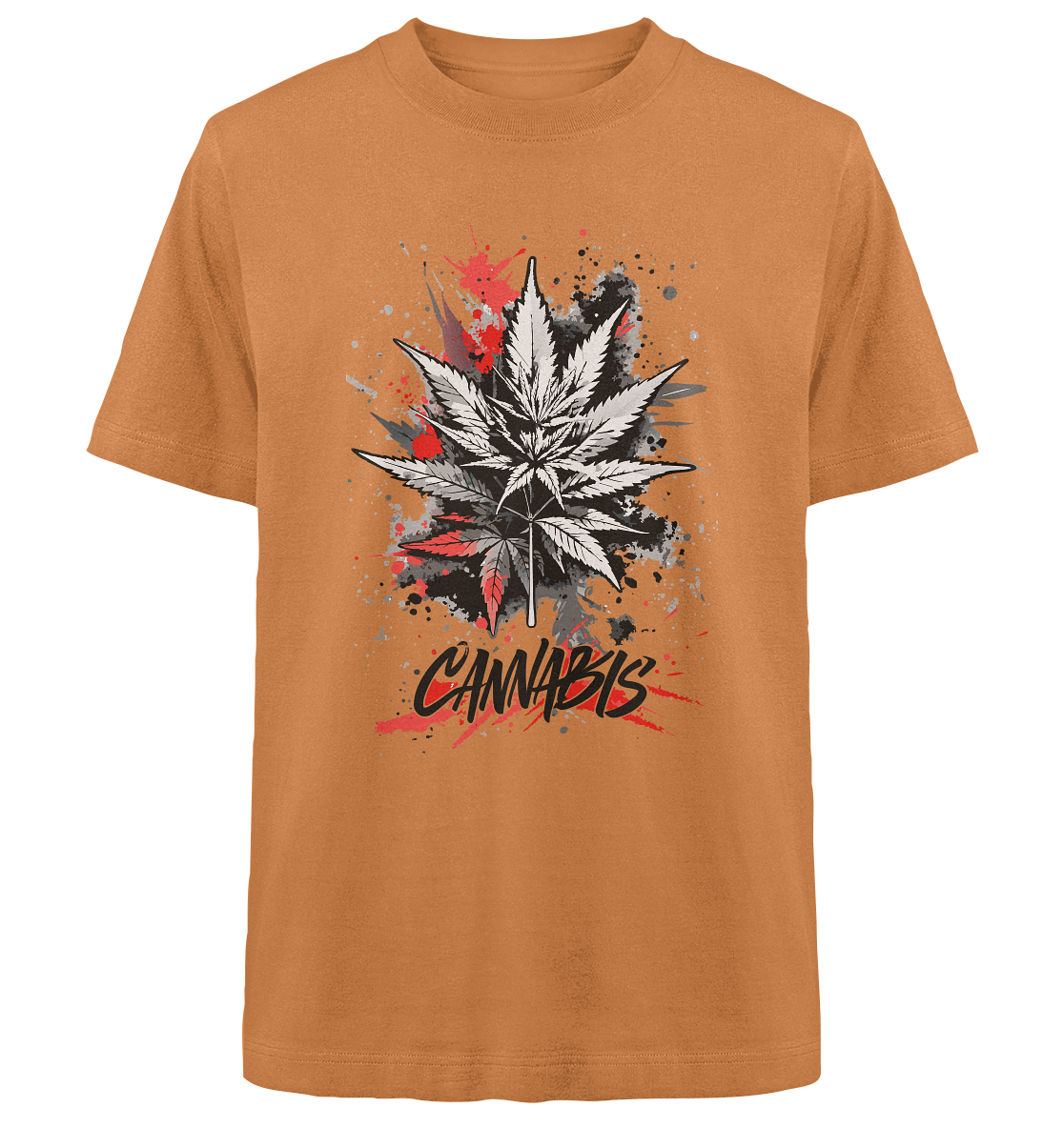 Red Cannabis - Unisex Oversized Shirt