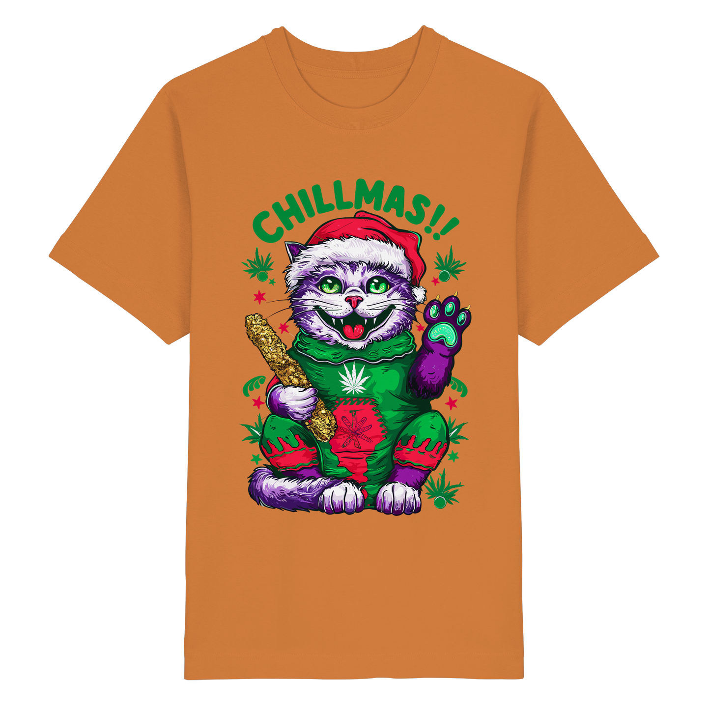 Chillmas Cat - Unisex Oversized Shirt