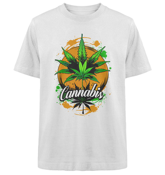 Orange Cannabis - Unisex Oversized Shirt