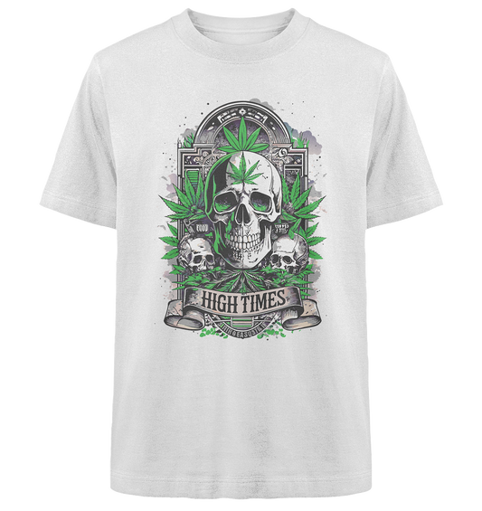 High Times Skull Green - Unisex Oversized Shirt