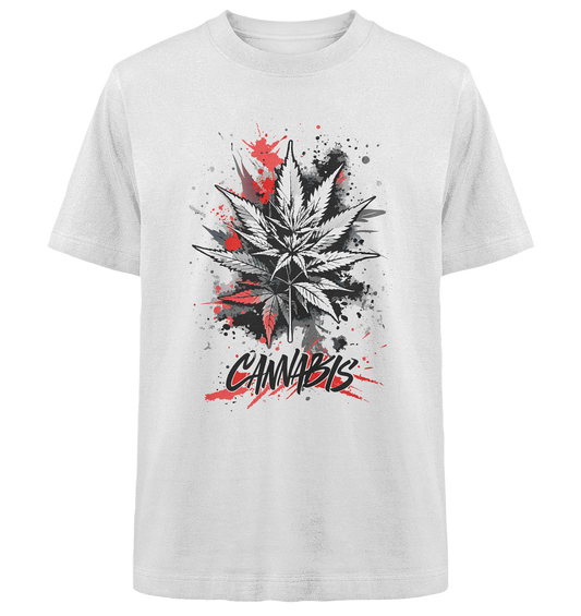 Red Cannabis - Unisex Oversized Shirt