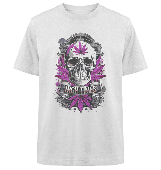 High Times Skull Purple - Unisex Oversized Shirt