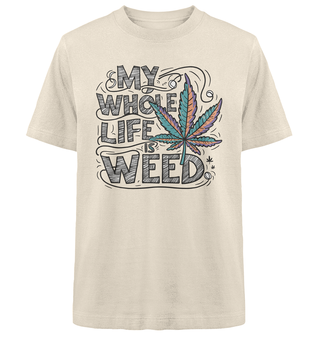 Life Is Weed - Unisex Oversized Shirt