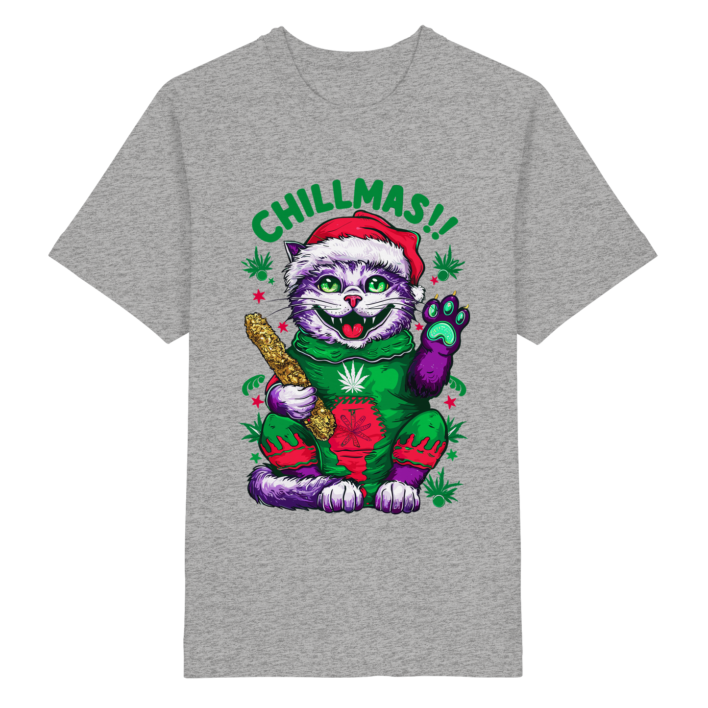 Chillmas Cat - Unisex Oversized Shirt