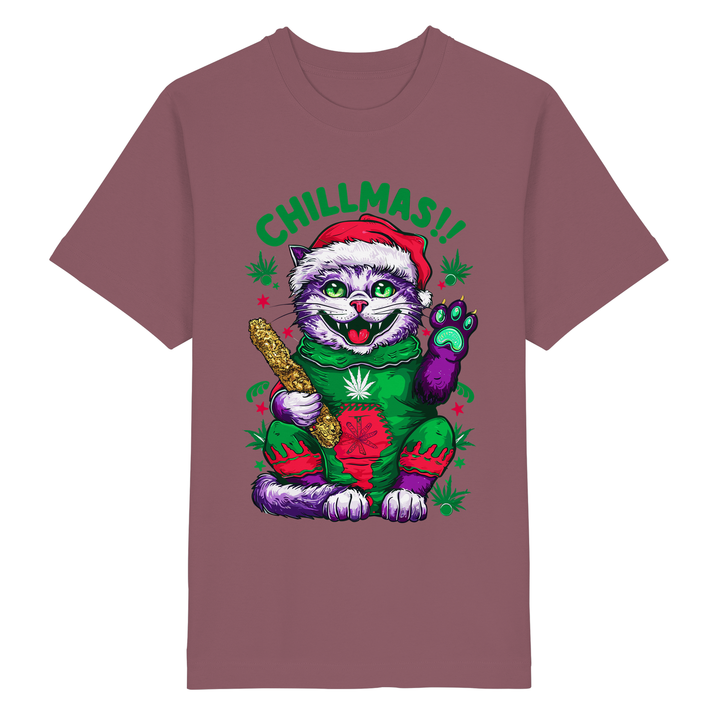 Chillmas Cat - Unisex Oversized Shirt