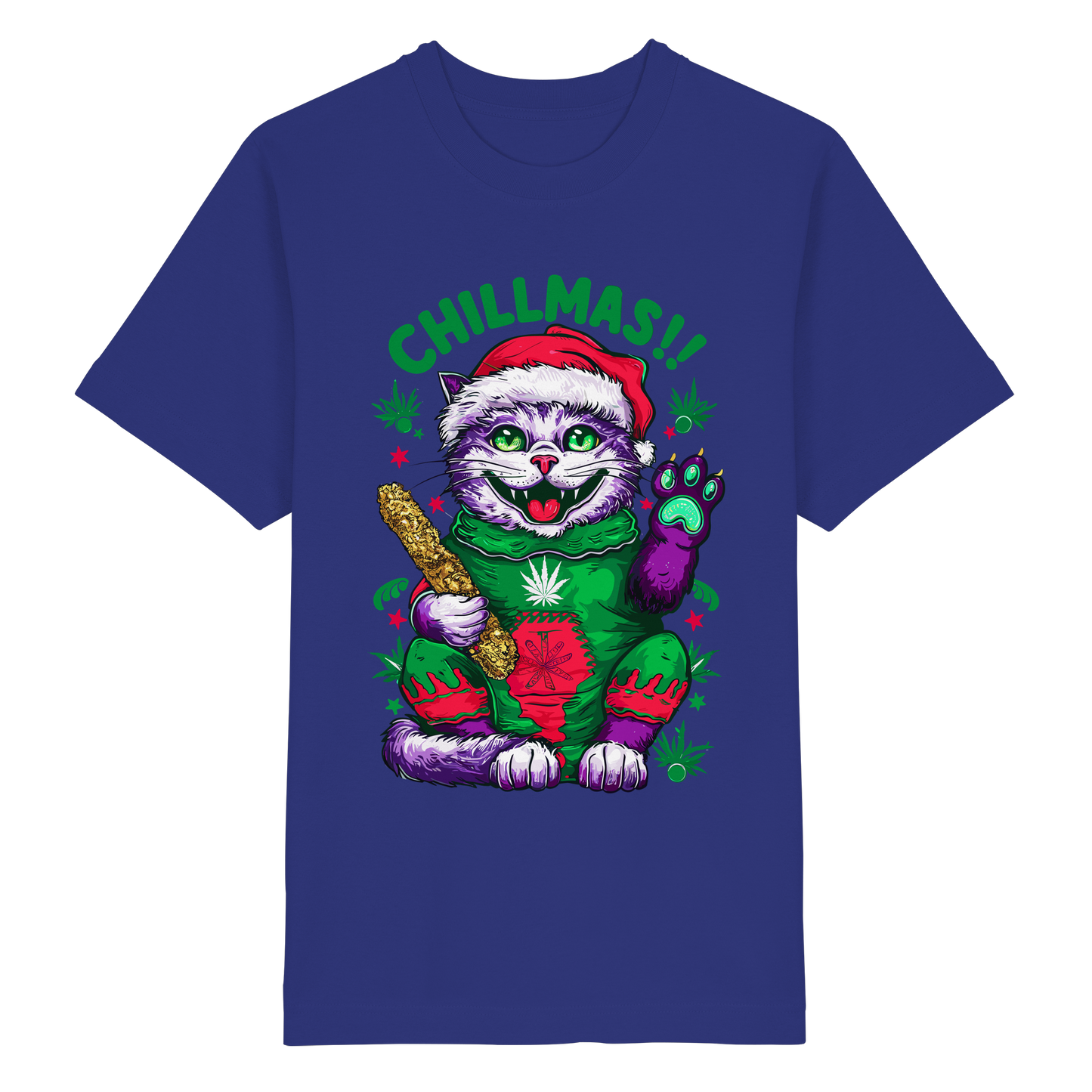 Chillmas Cat - Unisex Oversized Shirt