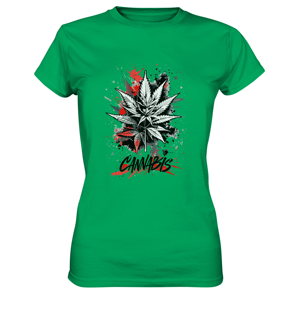 Red Cannabis - Ladies Premium Shirt