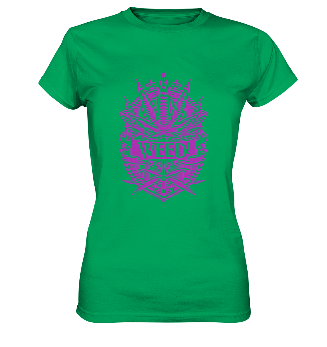 Pink Weed - Ladies Premium Shirt