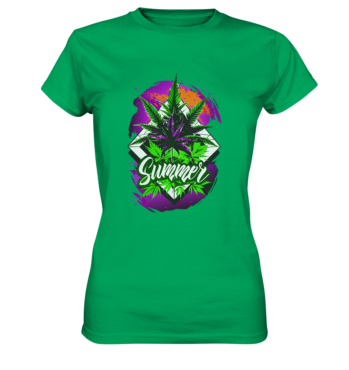 Purple Summer - Ladies Premium Shirt