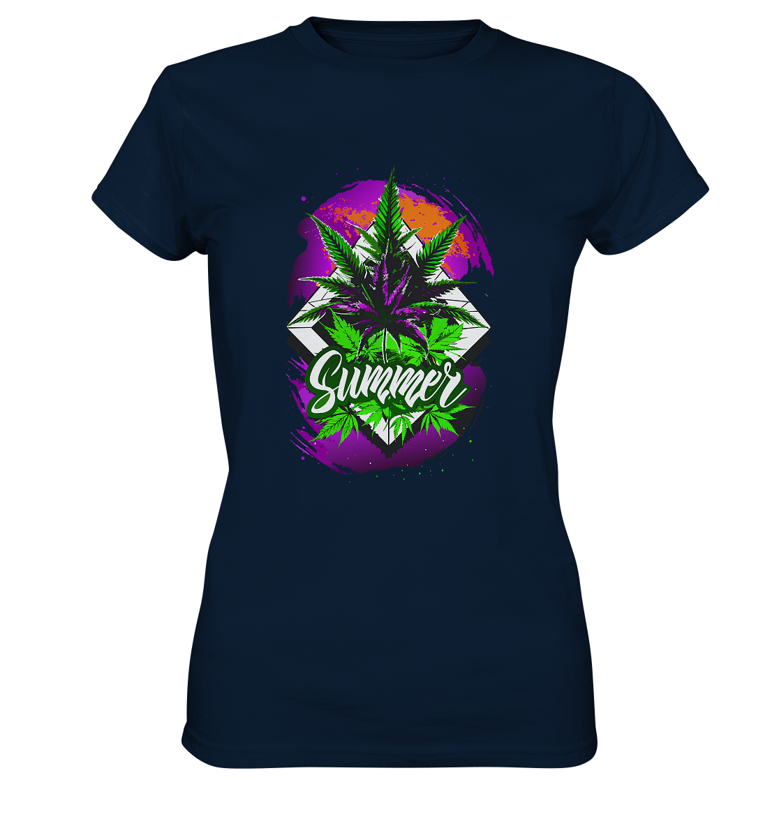 Purple Summer - Ladies Premium Shirt