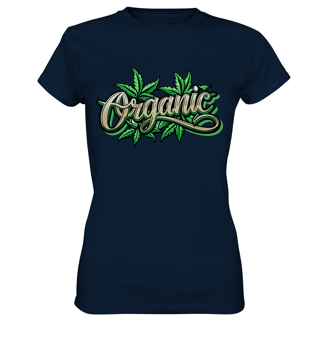 Organic Leaf - Ladies Premium Shirt