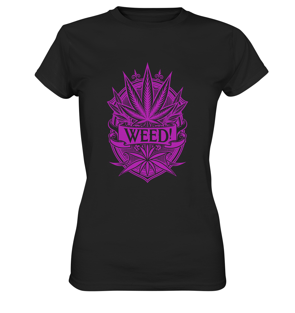 Pink Weed - Ladies Premium Shirt