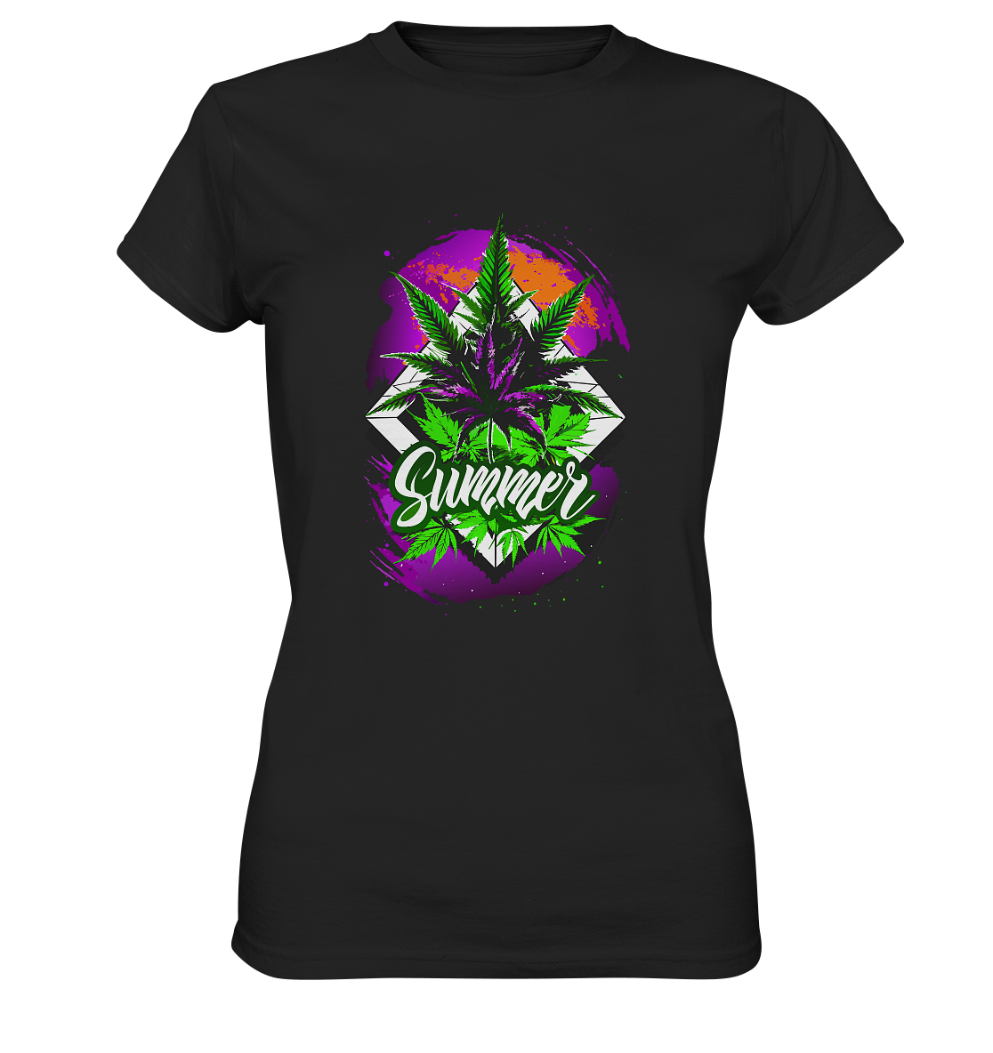 Purple Summer - Ladies Premium Shirt