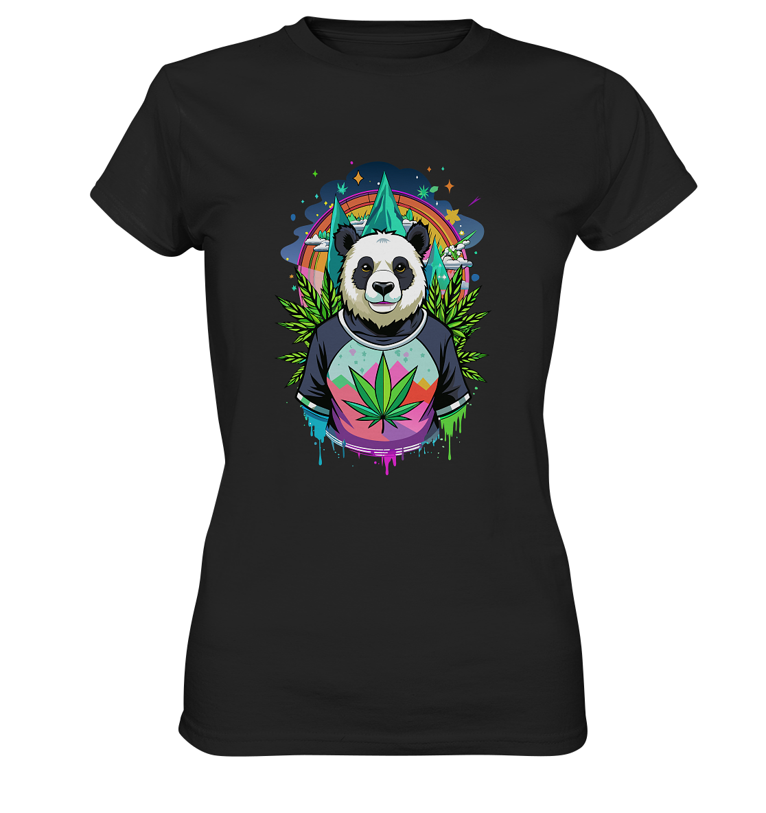 Panda Bear - Ladies Premium Shirt