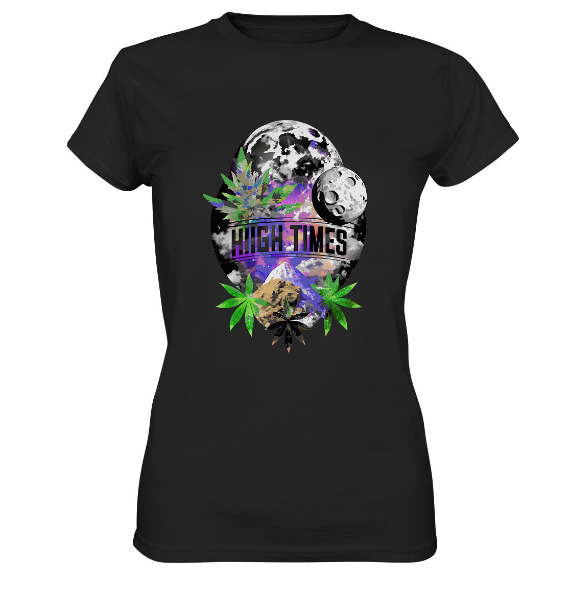 High Times Moon - Ladies Premium Shirt