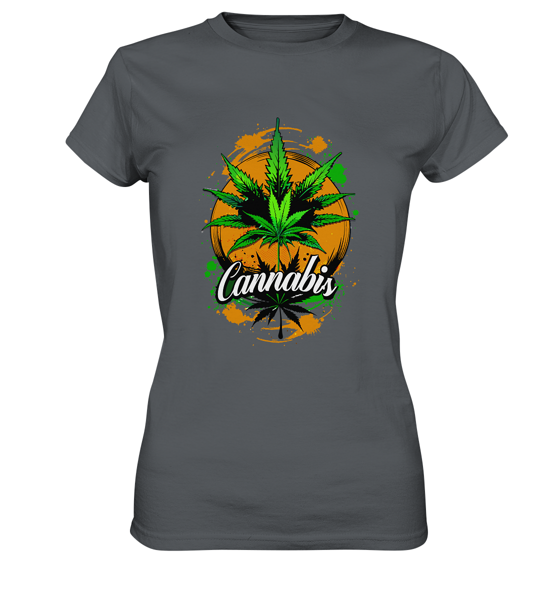 Orange Cannabis - Ladies Premium Shirt