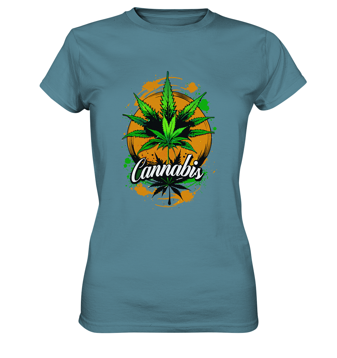 Orange Cannabis - Ladies Premium Shirt