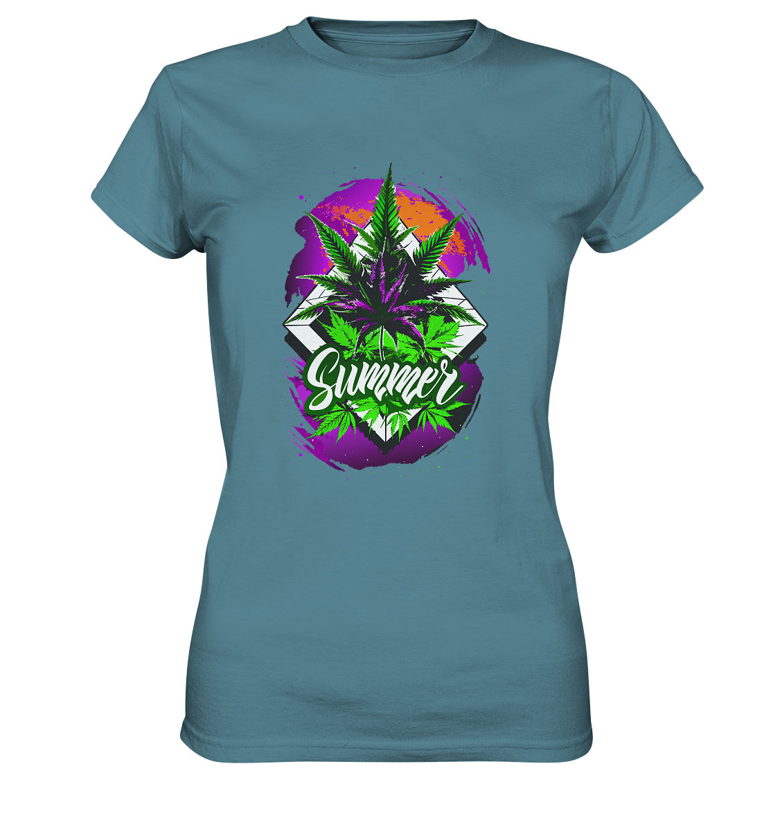 Purple Summer - Ladies Premium Shirt