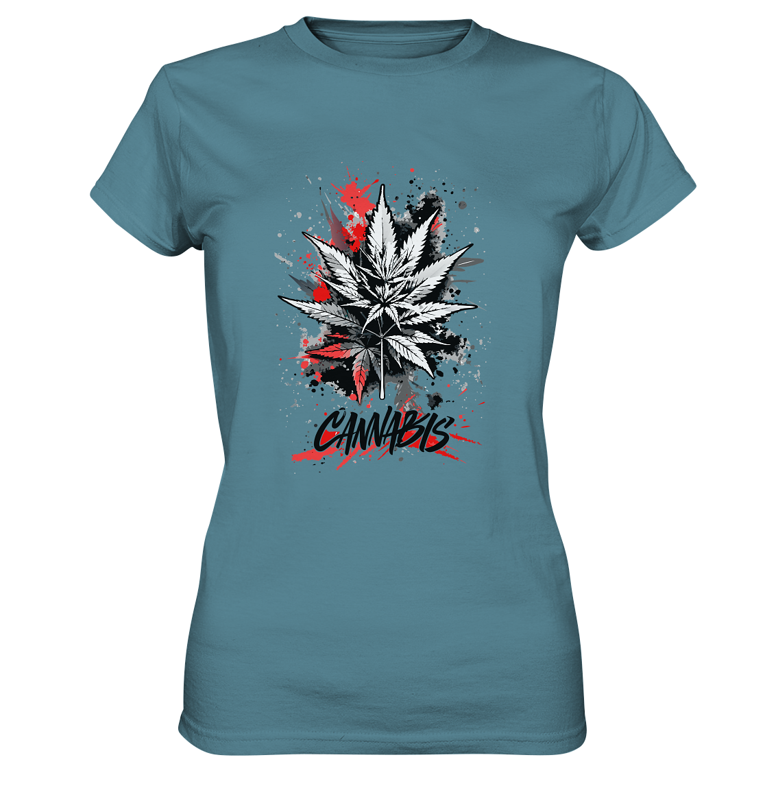 Red Cannabis - Ladies Premium Shirt