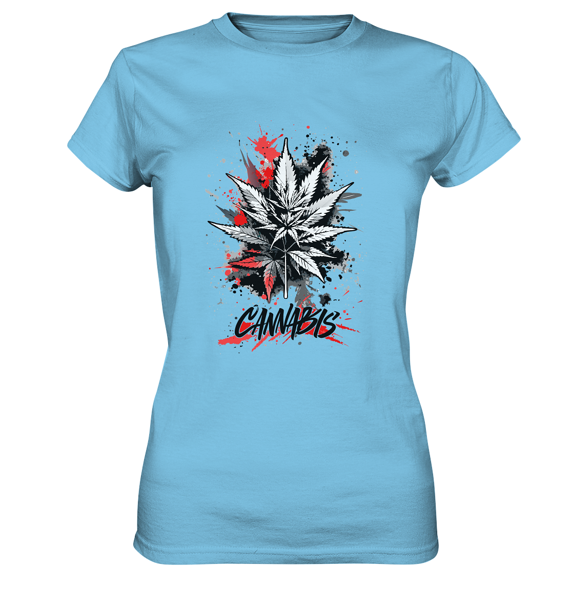 Red Cannabis - Ladies Premium Shirt