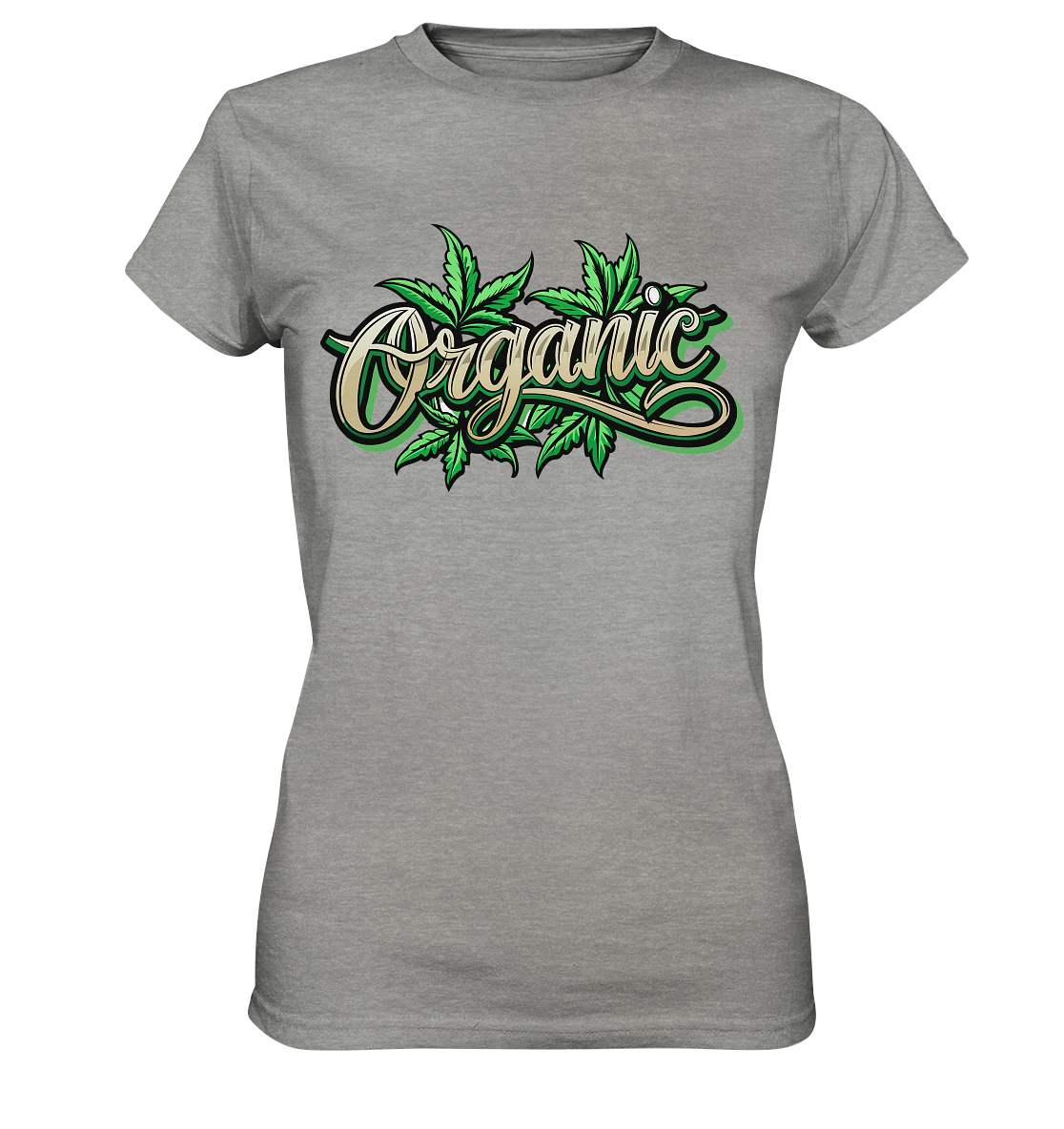 Organic Leaf - Ladies Premium Shirt