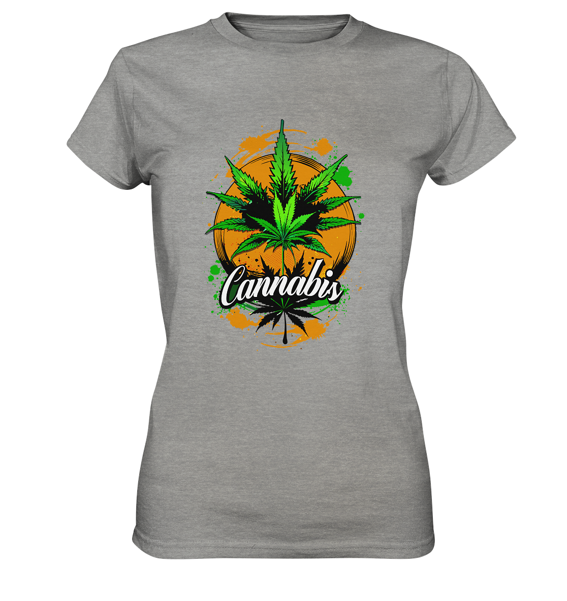 Orange Cannabis - Ladies Premium Shirt