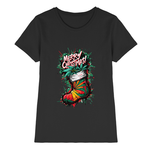 Christmas Boots - Ladies Premium Shirt