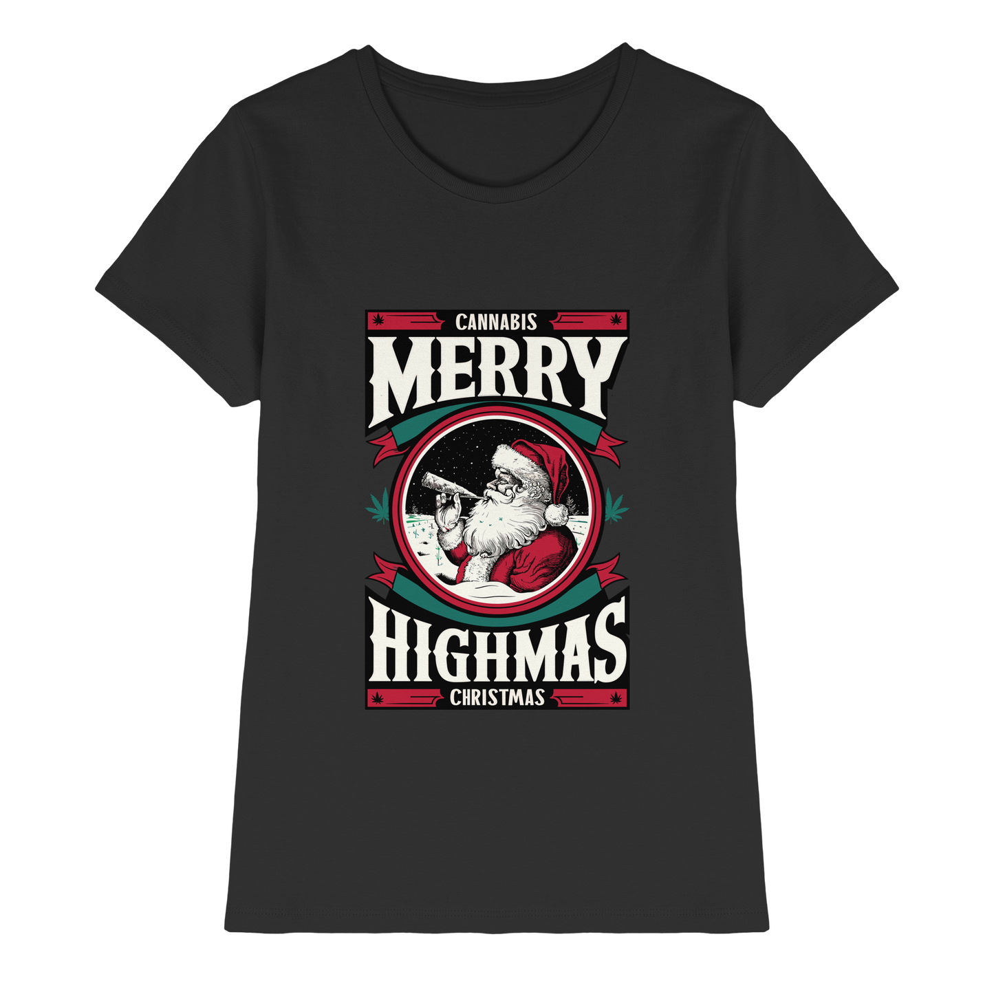 Cannabis Highmas - Ladies Premium Shirt