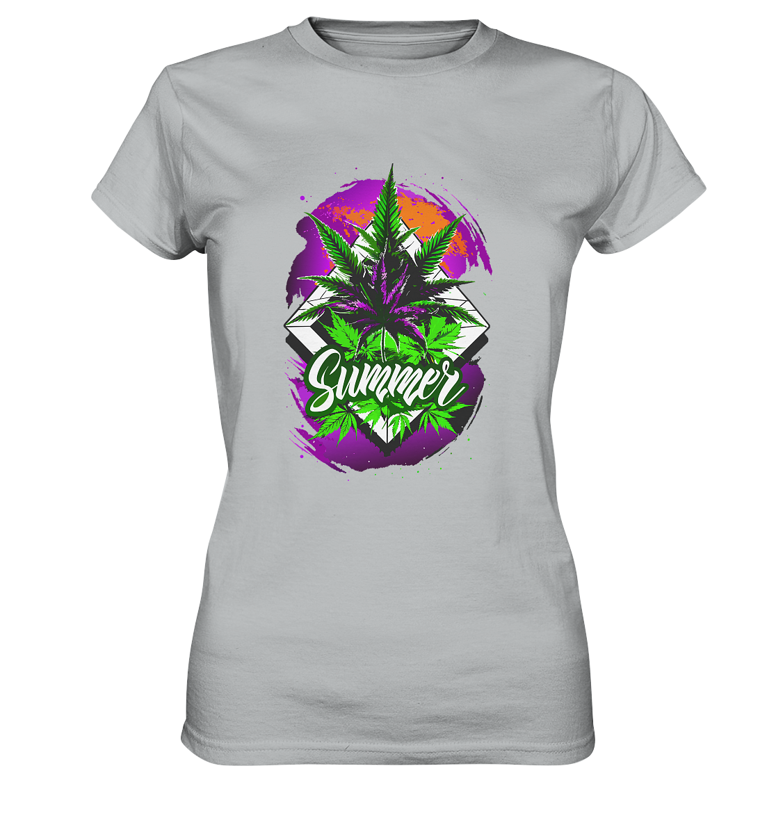 Purple Summer - Ladies Premium Shirt