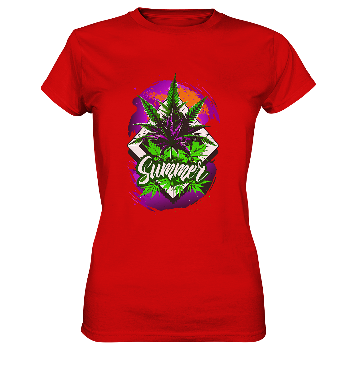 Purple Summer - Ladies Premium Shirt