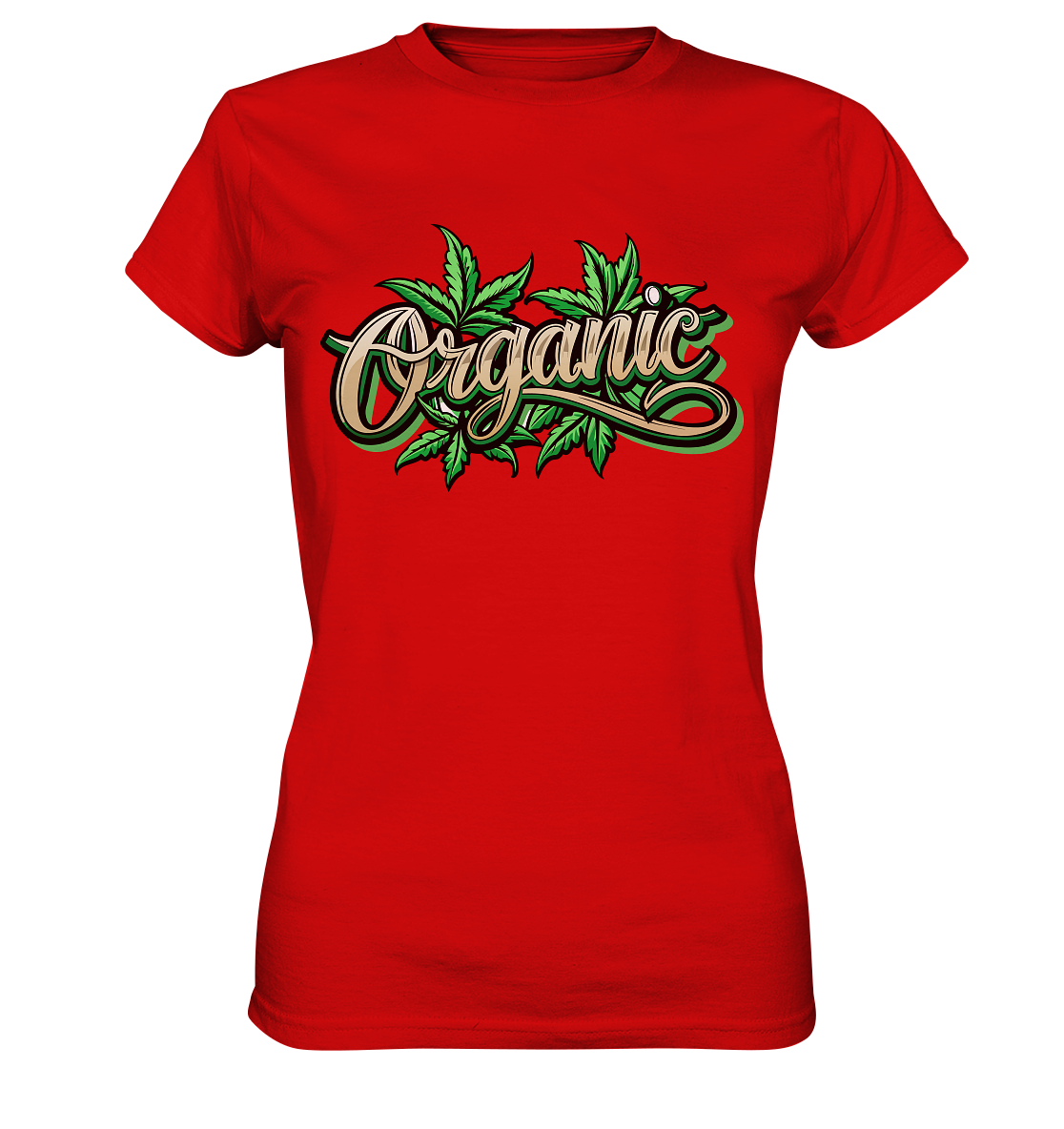 Organic Leaf - Ladies Premium Shirt