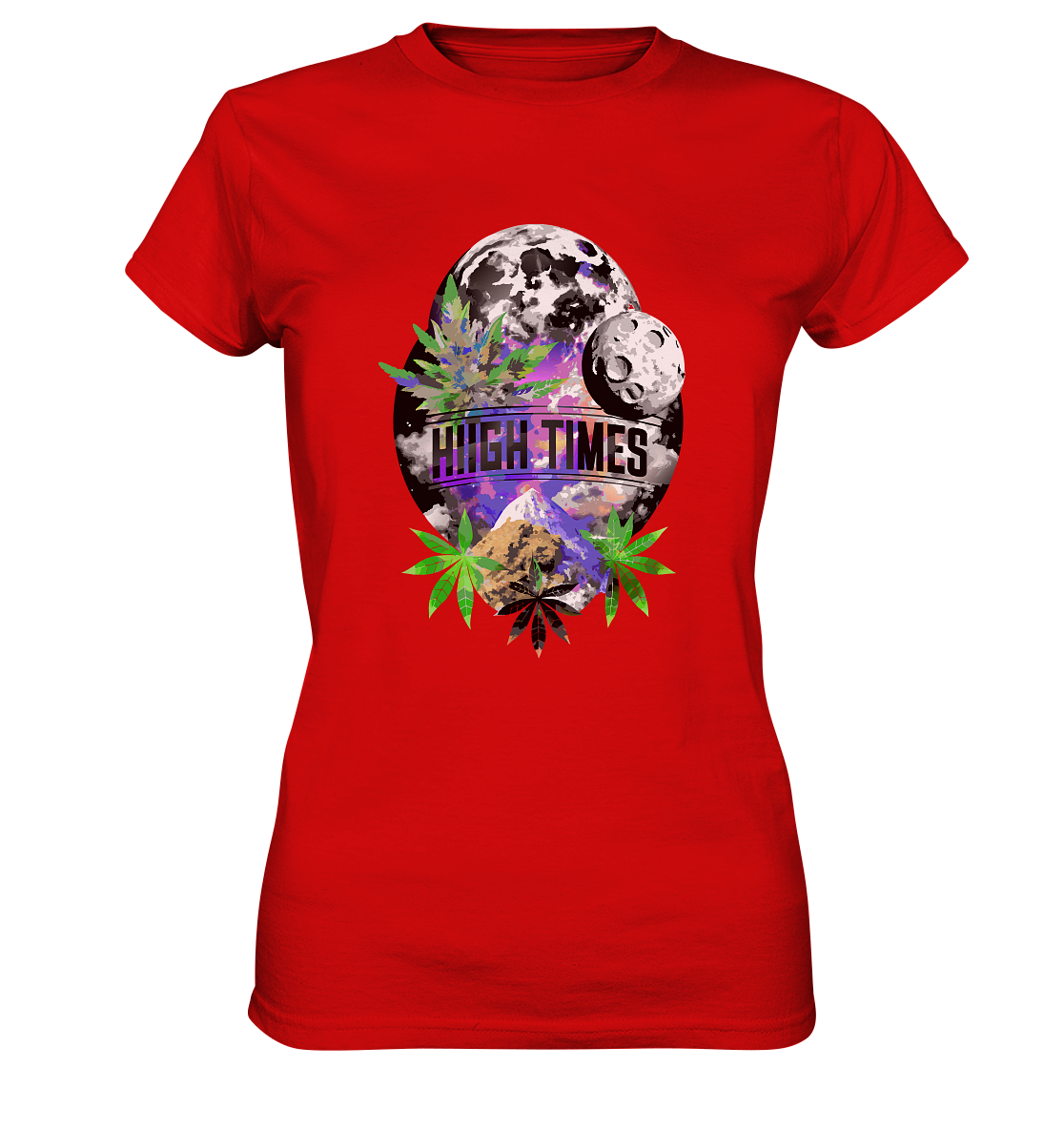 High Times Moon - Ladies Premium Shirt