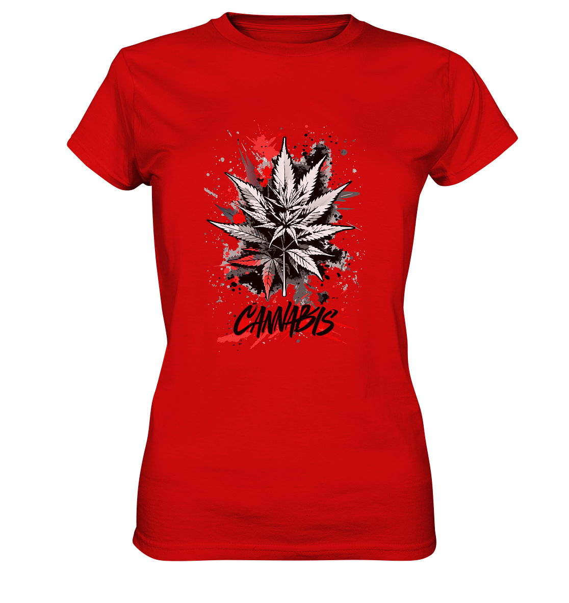 Red Cannabis - Ladies Premium Shirt