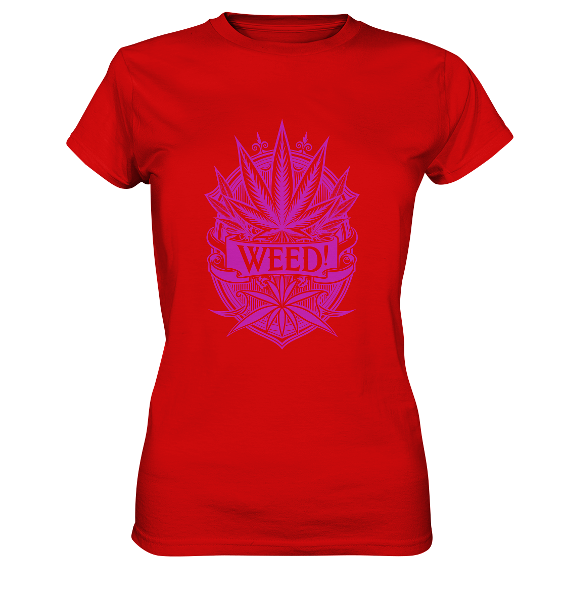 Pink Weed - Ladies Premium Shirt