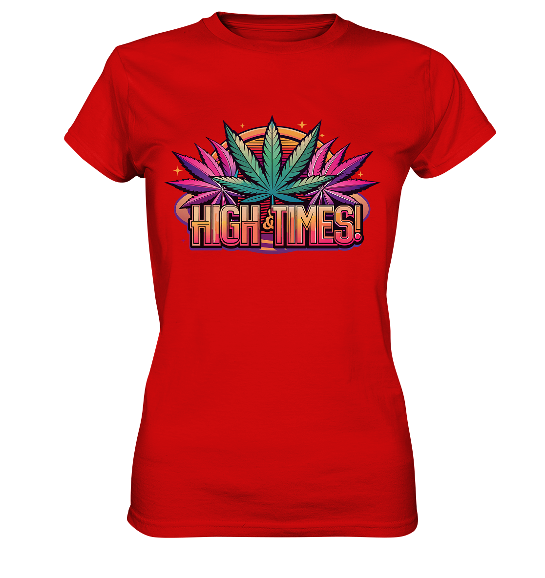 High Times Ufo - Ladies Premium Shirt