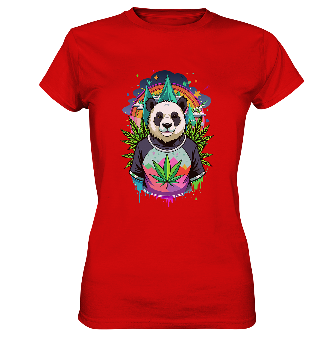 Panda Bear - Ladies Premium Shirt