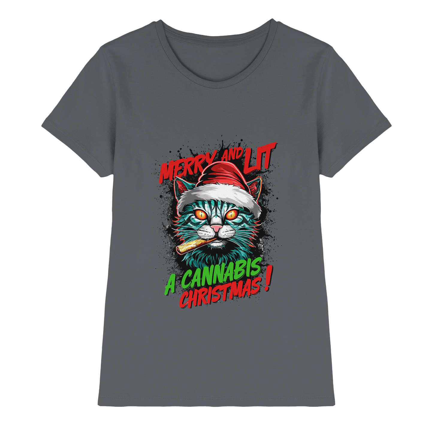 Cannabis Christmas - Ladies Premium Shirt