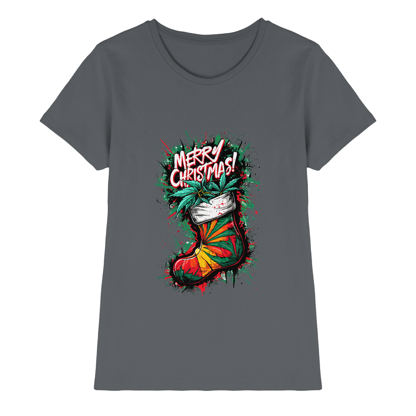 Christmas Boots - Ladies Premium Shirt