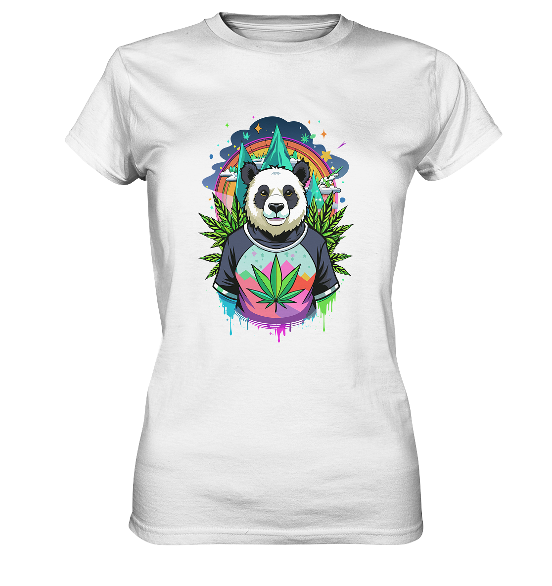 Panda Bear - Ladies Premium Shirt