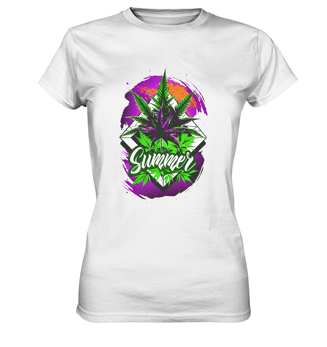 Purple Summer - Ladies Premium Shirt