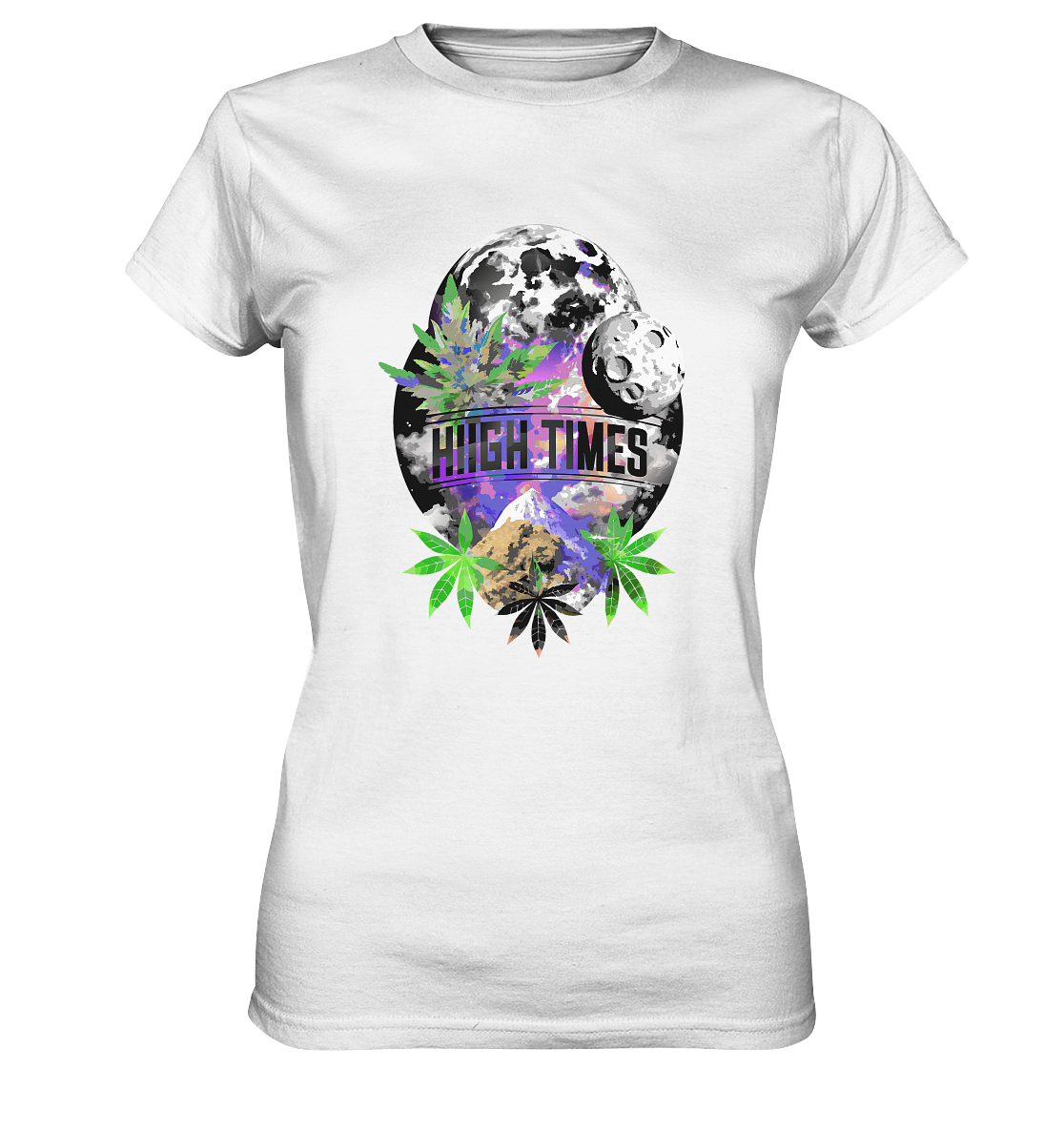 High Times Moon - Ladies Premium Shirt