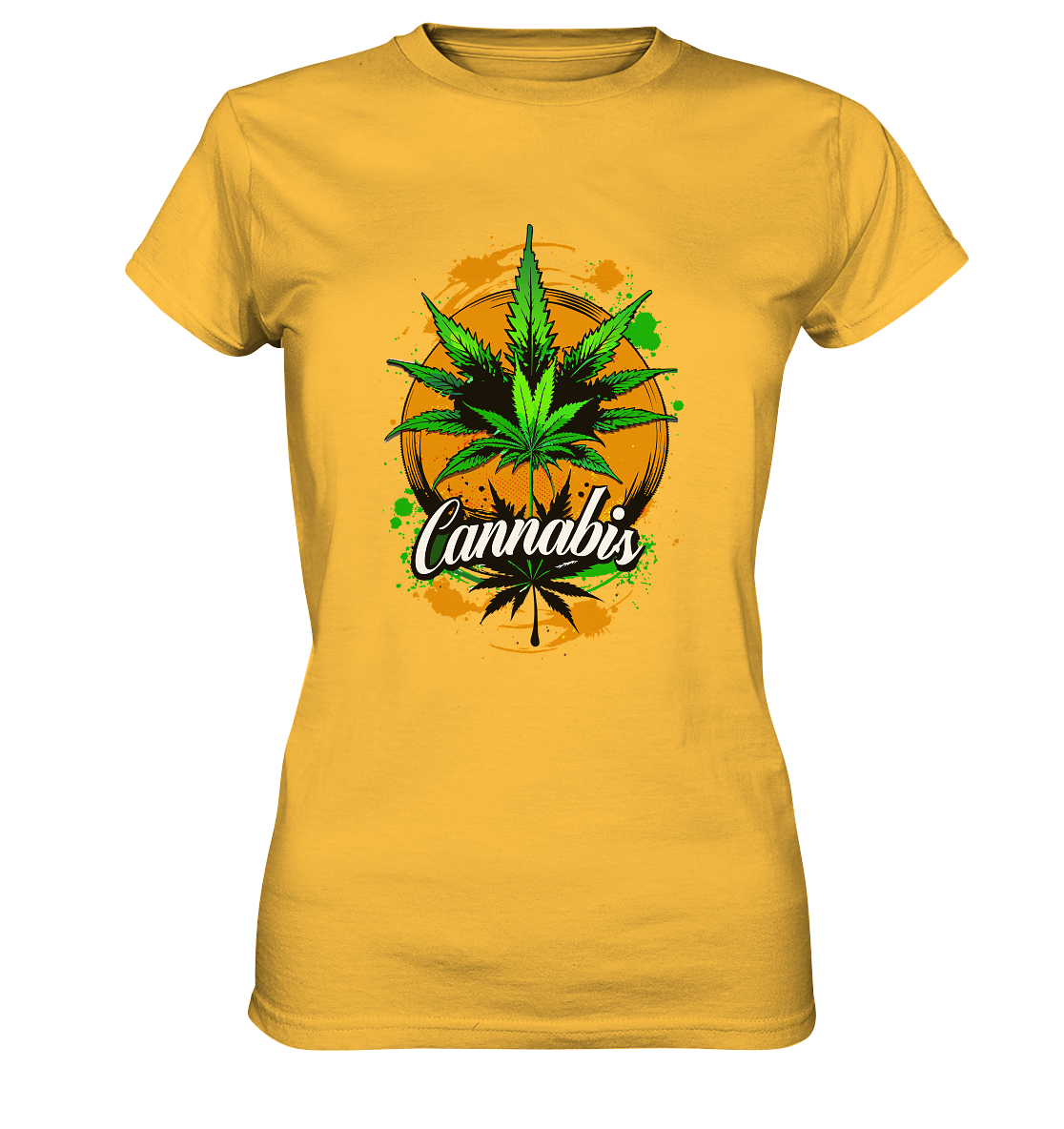 Orange Cannabis - Ladies Premium Shirt